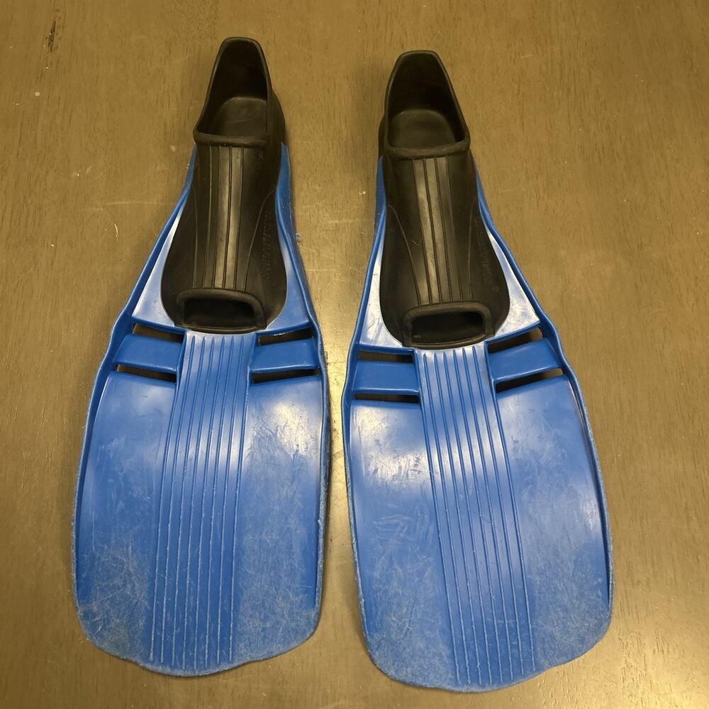 U.S.Divers Swim Fins Size M L Blue 8.5-9.5 42-43 Diving Swimming Flippers